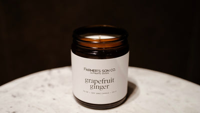 Grapefruit Ginger Soy Wax Candle