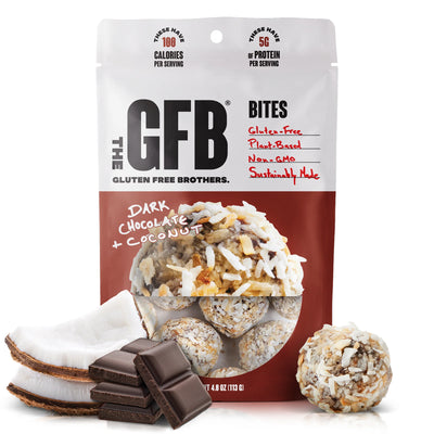 The GFB Dark Chocolate + Coconut Bites