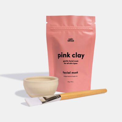 epic blend pink clay facial mask