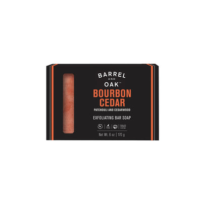 Barrel and Oak Bourbon Cedar Exfoliating Bar Soap