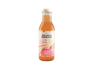 Wolseley Strawberry Rhubarb Kombucha