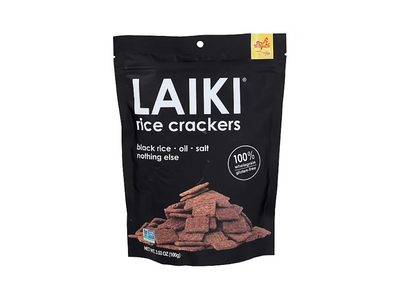 Laiki Rice Crackers | Black Rice With Sea Salt