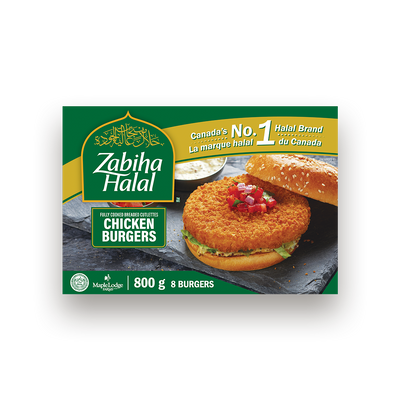 Zabiha Halal Chicken Burgers