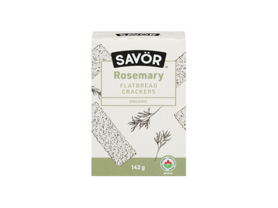 Savor Flatbread Crackers | Rosemary