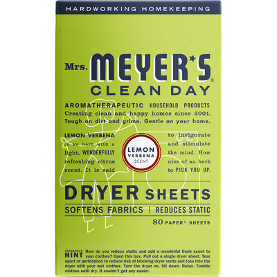 Mrs. Meyer's Lemon Verbena Dryer Sheets