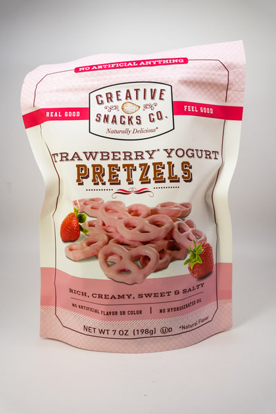 Creative Snacks - Strawberry Yogurt Pretzels